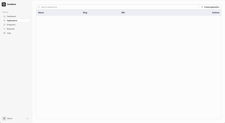 EchoMock UI